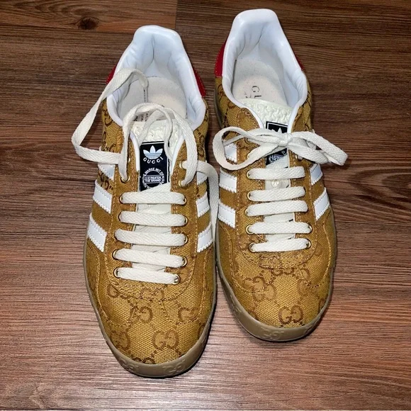 Gucci Brown and Red Sneakers